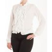 Only M Ina blouse roezel gala crepon panna 