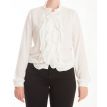 Only M Ina blouse roezel gala crepon panna 
