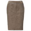 Mart Visser Montreal leren rok taupe 