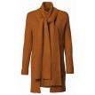 Mart Visser Florence vest shawl kraag cognac 
