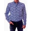 Culture Montreal overhemd blauw print vogels 