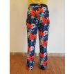 Stark Bahia broek print bloemen blauw/rood 