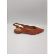 Frank Jenny sling back ballerina brique 