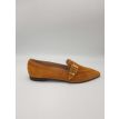 Babouche Lian loafer gesp studs cognac 