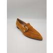 Babouche Lian loafer gesp studs cognac 