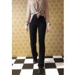 Madame LIZ Babette flared black rib 