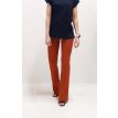 Madame LIZ Joline pantalon flared ribbel terra 