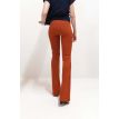 Madame LIZ Joline pantalon flared ribbel terra 