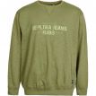 Replika Rein sweater print olive green 