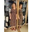 Only M Liezel jurk met knoop ruit 
