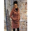 Only M Lili jas shawl kraag roest 