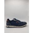 Mustang Shoes Wilber veterschoen navy mesh 