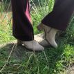 Only M Alexia broek flare suedine bordeaux 