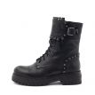 Babouche Chloe veterboot studs black leather 