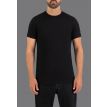 Slater Houston shirt basic fit o-neck slim black 2P 