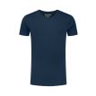 Slater Houston shirt basic fit V-neck slim navy 2P 