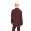 Only M Alexis blazer midi travel vino rosso 