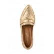 Babouche Louise loafer kroko goud 