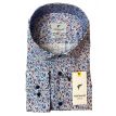 Fortunato Clooney slim fit cirkel bloemetjes multi 