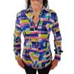 Only M Mondria blouse travel lollie multi 