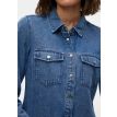 Vero Moda Tall Jennie denim shirt medium blue 