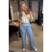 Sequoia Isla sweat pants wide leg light blue 