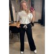 Sequoia Isla sweat pants wide leg black 