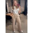 Sequoia Isla sweat pants wide leg beige 