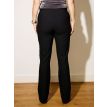 Only M Tall Alexia pant flare crepe lurex zwart argento 