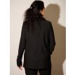 Only M Tall Maritie blazer crepe lurex nero argento 