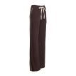 Sequoia Paris sweat pants wide strip bruin/taupe 