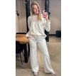 Sequoia Paris sweat pants wide stripe offwhite beige 