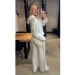 Sequoia Paris sweat pants wide stripe offwhite beige 