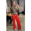 Sequoia Paris sweat pants wide stripe orange taupe 