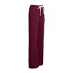 Sequoia Paris sweat pants wide stripe bordeaux zwart 