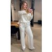 Sequoia Oslo sweater offwhite taupe 