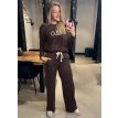 Sequoia Oslo sweater bruin taupe 