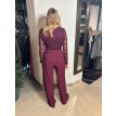 Only M Tall Noëlle jumpsuit muffin bordo 