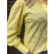 Only M Tall Yasmin blouse embroid geel 