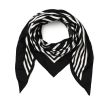 Sequoia Shawl stripe dia zwart wit 