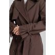 Phebe Tall Elle trenchcoat brown 