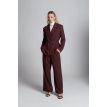 Phebe Tall Mia blazer burgundy stripe 