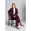 Phebe Tall Josie pants burgundy stripe 