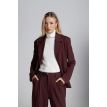 Phebe Tall Josie pants burgundy stripe 