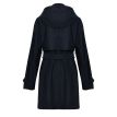 Manisa Caro rainwear trenchcoat navy 