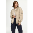 Manisa Alya shiny blouson beige 