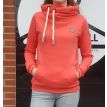 Brigg Kiki trui hoodie koraal 