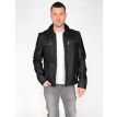 Mustang Jeans William leather jacket zip black 