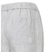 MAC Chiara belt linnen light blue grey 