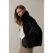 Manisa Tall Erin fluffy jack reversible black 